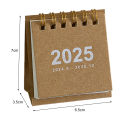 Small Desktop Organizer 2025 Mini Desk Calendar Daily Planner for Home Office School Decor Buyers' Favorite Office Desk Calendar. 