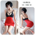 Long Night Underwear Bed Tease Suspender Skirt Passionate Pajamas Hip Cover Skirt 1905. 