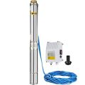 Fine Brand Tube Well Pump 4'' Water Pump 2''×3HP H 150 40M Stainless Steel Deep Well Pump. 