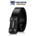 MENSPE Men's Belt Men Fashion Belt Men Genuine Leather Belts Two-layer Cowhide Automatic Buckle Belts Brand Luxury High Quality Business Strap Male Waistband for Men. 