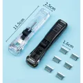 Paper Clipper And Refills Set Reusable Mini Binder No Hole Binding Clips For Max 40pages File Index Work School A6679. 