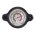 High Pressure Radiator Cap with Temperature Gauge, 1.8 Bar Radiator Cap 25.6Psi for , , ,. 