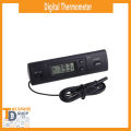 Digital Thermometer Two Probes Measuring Temperature ℃ and ℉ With Clock. 