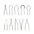 KOGEEK 10PCS 1mm Diameter Welding Wiretips Set Wood Burning Pyrography Pen Burning Machine Accessory. 