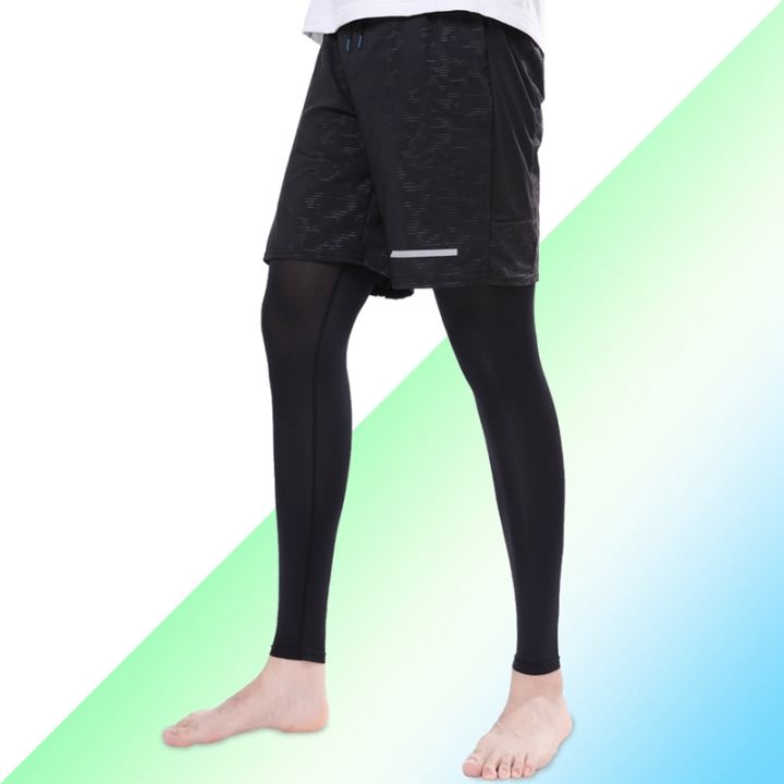 Summer%20Anti-uv%20Sun%20Protection%20Cycling%20Leg%20Sleeves%20Silk%20Ice%20Breathable%20Cover%20Bike%20Racing%20MTB%20Leg%20Sleeve%20For%20Man%20Woman%20-%20Image%203