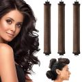 New specials 3 Pcs Satin Heatless blowout Curling Set No Heat Curlers overnight blowout rolls Sleep in Hair Styling Headband for Women Girls. 