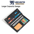 MENSPE Men's Long Wallet PU Wallet Retro Multi-Functional Wallet Button Fixed Design Large Capacity Purse Multi-Card Position ID Credit Cards Holders Coin Pouch PU Leather Coin Bag Business Wallets. 