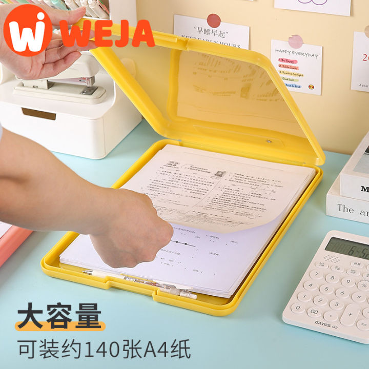Plastic clip file box copy clipboard storage box information box PP ...