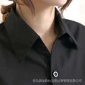 Shirt Business Summer Shirt Work Clothes Formal Wear Slim Fit Shirt Work Clothes White Short Sleeve Professional Student Female OL Half Sleeve. 
