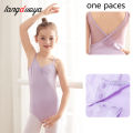 Girls Ballet Skirts sling Dance Suits Kids Ballet Bodysuits Summer training dancing clothes Girls' children's dance skirt ballet. 