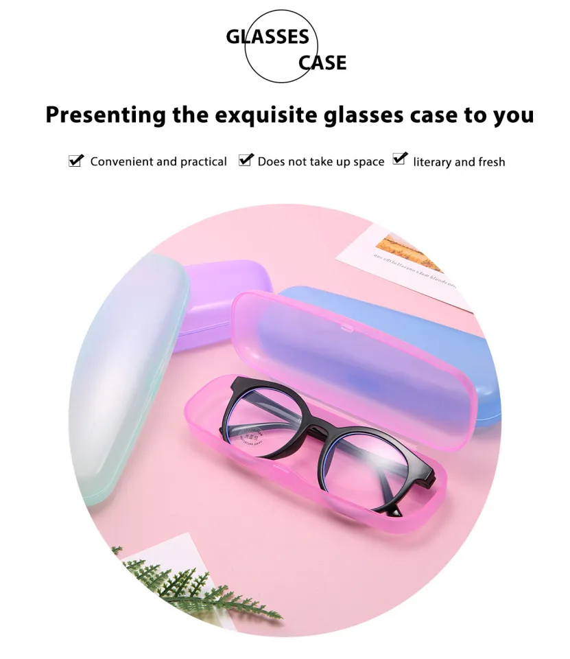 OQ BOGA Plastic Fashion Portable Unisex Hard Shell Eyewear Cases