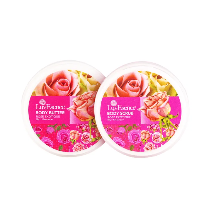 LuvEsence Rose Exotique - Mini Body Polishing Duo