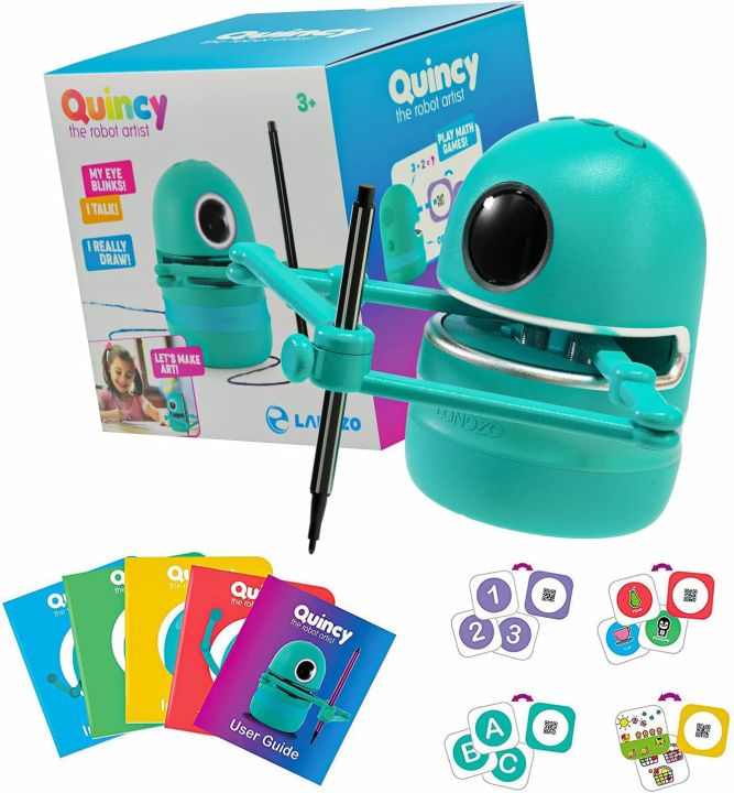 LANDZO%20Quincy%20Educational%20Drawing%20Robot%20for%20Kid%20Science%20Toys%20Student%20Learning%20Draw%20Intelligence%20Automatic%20USB%20Rechargeable%20Robot%20-%20Image%206