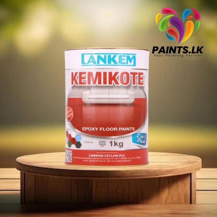 Lankem: Floor: Epoxy Floor Paint: White – 1Kg