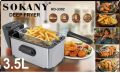 Sokany Electric 3.5L Deep Fryer WJ800. 