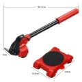 Heavy Duty Furniture Lifter Transport Tool Furniture Mover Wheel Bar for Lifting Accessories Furniture Mover Tool Lifter Sliders Kit Profession Heavy Furniture Roller Furniture Mover Tool Set Wheel Bar Mover Device Max Up for 150Kg/ 330 Lbs Furniture Lift. 
