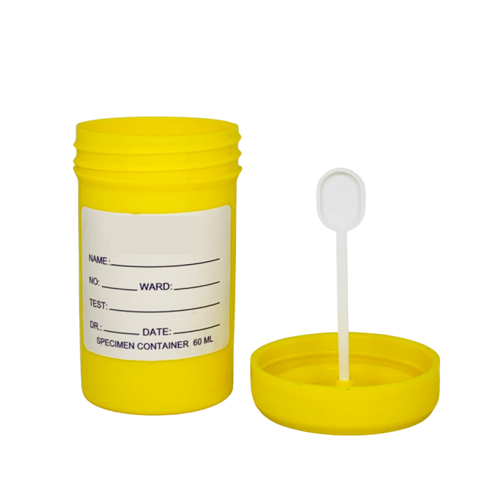 Stool Container - Yellow