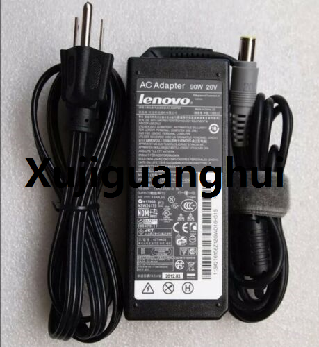 Xujiguanghui 90W 20V 4.5A AC Adapter Charger Compatible with Lenovo Thinkpad T60 T61 T400 T410 T420 T430 T500 T510 T520 T530 X60 Z60 X200 X201 X220 X230 X61 L420 L430 Edge 14 15 E420 E430 E530 Power Supply