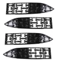 4x Car Front Lower Bumper Grill Grille Moulding Cover for Mazda CX5 CX-5 2022+ Front Bottom Middle Net Decoration B. 