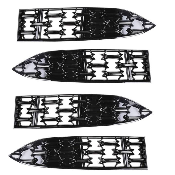 4x Car Front Lower Bumper Grill Grille Moulding Cover for CX5 -5 2022+ Front Bottom Middle Net Decoration B