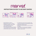 Marvel Large Baby Diapers - 96 Pcs. 