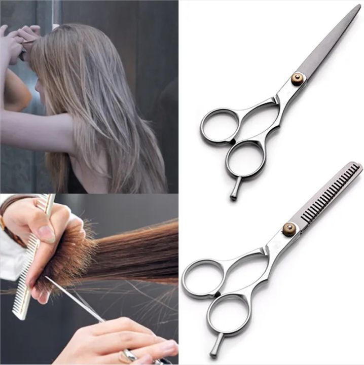 Stainless Steel Scissors for Hair Thinning and Cutting Clipper Hairdressing Products Haircut Trim Hairs Cutting Barber