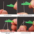 3PCS Fish Type Needle Threader Stitch Thread Guide Tool For Hand Sewing Machine　ZHIXING. 
