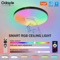 Ceiling light, study living room light, home decoration, bluetooth ceiling light, LED speaker, graffiti, smart RGB remote control, bedroom music. 