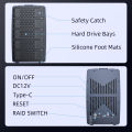 ACASIS 3.5-inch 5 Disk Enclosure Disk Array Box. RAID Mode Array Enclosure USB 3.0 to SATA Works Noiseless EC-7355. 