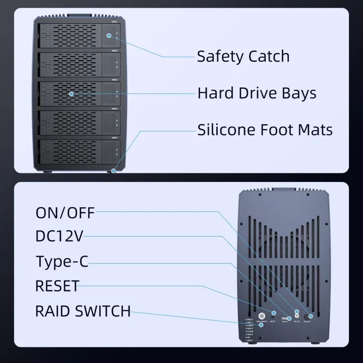 ACASIS%203.5-inch%205%20Disk%20Enclosure%20Disk%20Array%20Box.%20RAID%20Mode%20Array%20Enclosure%20USB%203.0%20to%20SATA%20Works%20Noiseless%20EC-7355%20-%20Image%204