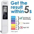 TDS EC Meter Digital Water Quality Tester 0-9999 PPM Measurement Range Water Purity Temperature Meter Tester. 