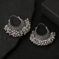 【ThinkWay】Retro Bohemian Style Tassel Indian Earrings For Women Orecchini Jewelry Gypsy Ladies Jhumka Earrings Anniversary. 