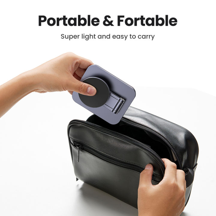 UGREEN%20Magnetic%20Phone%20Stand%20for%20Desk%20Cell%20Phone%20Holder%20Adjustable%20for%20iPhone%2014%2013%2012%20Pro%20Max%2011%20XS%20,%20Nintendo%20Switch,%20Aluminum%20Metal%20Desktop%20Phone%20Stand%20-%20Image%208