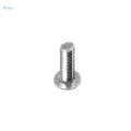 10pcs Auto Car Aluminum License Plate Frame Bolt Screws 16mmx5mm Silver. 