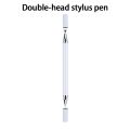 2 in 1 Universal High Sensitive Durable Alloy Stylus Pen for Android Windows Phones Tablets Monitors Capacitive Pen Tablet Drawing Touch Screen Pen Double-headed. 