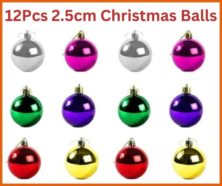 Christmas%20Decor%20Ball%2012%20Pcs%20Christmas%20Ball%20Pack%206%20Colours%20Pendant%20Christmas%20Party%20Supplies%20Christmas%20Hanging%20Decoration%20Nativity%20Decor%20Hanging%20Tree%20Christmas%20Balls%20-%202cm,%202.5cm,%204cm,%20Christmas%20Tree%20Decorations%20Shatterproof%20-%20Image%204