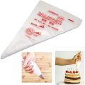 100 Pcs Pack Medium Size Disposable Piping Bag Icing Fondant Cake Cream Decorating Pastry Tip Tool. 