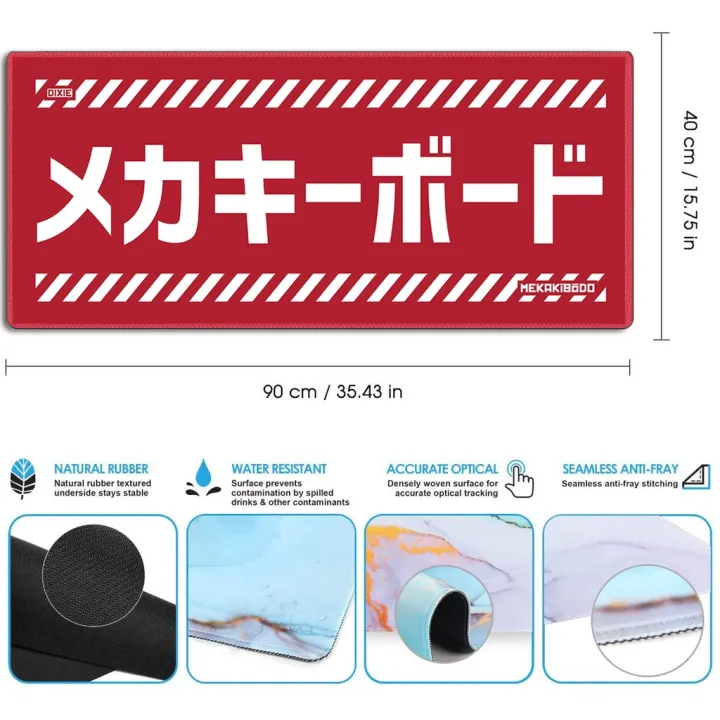 DIXIE%20MECH/OMNITYPE%20MousePads%20red%20Gaming%20Mouse%20Pad%20Black%20Large%20Extended%20Mousepad%20XL%20Gaming%20Deskpa%20-%20Image%206