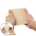 (VDZI) Unfinished Wood Pieces 50 Pcs 4 Inch Square Blank Wood Natural Slices Cutouts for DIY Crafts Painting Staining. 