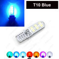 High Power T10 2835 12 SMD LED 12V 1.5W Blue Wedge Super Bright Chip Car LED Light Bulb Hood Dashboard Parking Signal LED A-1-57-70 L. 