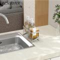 Sink Rack Divider Adjustable Sink Organizer Kitchen Sponge Shelf. 