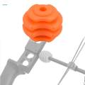 Compound Bow Stabilizer Ball Decelerator Shock Absorber Shockproof Suppressor Bracket Noise Repalcement Parts - Orange. 