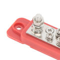 Terminal Power Distribution Block Kit Power Distribution Block Bus Bar Precise Aluminum Alloy Portable Red for Boat for Truck. 