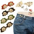 New Lion Shape Flat-Base Jean Buttons Adjustable No-Sew Installation Pant Waist Tightener Portable Cartoon Effortless Waist Tighteners Waistband Repair. 