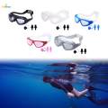 Swimming Goggles Swimming Glasses Anti Fog No Leaking Adjustable Band with Nose Clip and Earplugs Swim Goggles Swim Eyewear for Unisex Adult. 