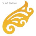 Empire sewing ruler and French curve, used for pattern making drafting, transparent plastic fashion designer ruler pieces assemb. 