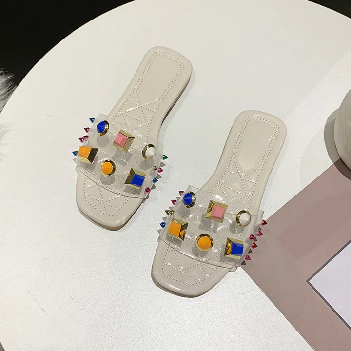 【BestGO】（Korean style） shoes 2137 Local  Fashion Women Roman Sandals Dress Shoes Casual Flat With Sandals Beach Slippers Shoes for woman