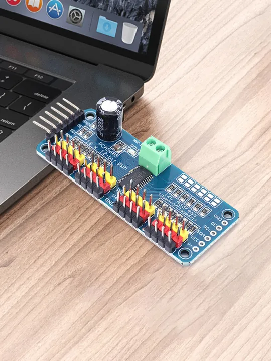 PCA9685%20Robot%20Controller%20IIC%20Interface%2016%20Channel%2012-Bit%20PWM%20Servo%20Motor%20Board%20Module%20for%20Arduino%20Robot/%20Raspberry%20Pi%20-%20Image%203