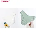 Pack of 2 - Thread Cotton Women Panties Breathable And Stretchable Ladies Underwear Seamless Girls Brief. 