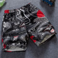 Summer Shorts Men's Slim Fit5Five-Point Pants Personalized Beach Pants Summer Leisure Fashion Pirate Shorts. 